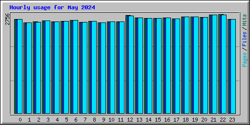 Hourly usage for May 2024